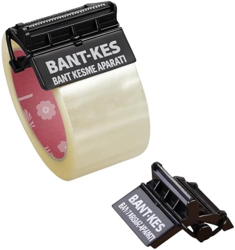 SUWORS Pratik Koli Bant Kesici Aparat – 45mm x 100mt Bant Uyumlu, Ergonomik Tasarım, Dayanıklı Plastik Gövde, Koli Paketleme ve Ofis Kullanımı İçin - Görsel 1