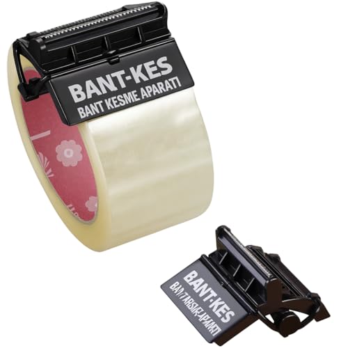 SUWORS Pratik Koli Bant Kesici Aparat – 45mm x 100mt Bant Uyumlu, Ergonomik Tasarım, Dayanıklı Plastik Gövde, Koli Paketleme ve Ofis Kullanımı İçin