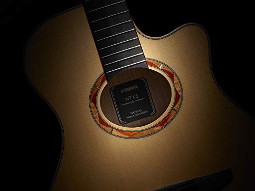 Image of Yamaha NTX3 NT Cutaway Acoustic-Electric Nylon-String Classical Guitar With Reinforced Carrying Bag , Natural