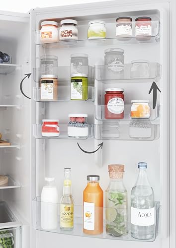 Candy Fresco, CCE3T620EW, Frigorifero Combinato, Libera Installazione, 377Litri, 38/C Db, 2 Porte, Total No Frost, Connesso, Sistema Flexy, Bianco, Axlxp 200X59,5X65,8 Cm [Classe Energetica E] - 6