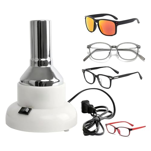Calentador eléctrico for monturas de Gafas, Ajustable a 2 temperaturas, Herramienta Profesional for Placas de Resina.