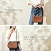 befen Genuine Leather Purse for Women Brown Shoulder Bag Anti Theft Crossbody Bag Soft Real Leather Hobo Crossbody with RFID Blocking Fashion Purse Desinger Women's Shoulder Handbags with 2 Straps