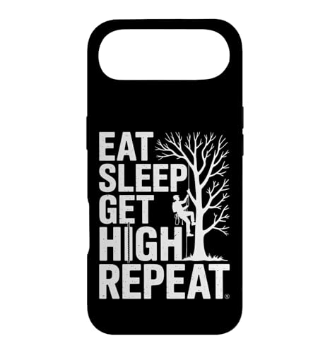 Funny Eat Sleep Get High Repeat Arborist �i�� �X�}�z�P�[�X iPhone Air �p