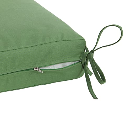Image of QILLOWAY Outdoor Chair Cushion Set with Strings,Replacement Outdoor Cushions for Patio Furniture.(Dark Green)