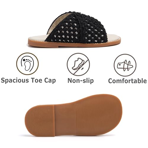 Image of THEE BRON Girls Cute Slip-On Slippers Stylish Sandals for Toddlers & Kids