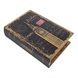 Ampia applicazione: questa scatola portaoggetti in stile retrò è ideale per riporre libri, ninnoli e cimeli personali, funzionando sia come decorazione che come organizer per libri, custodia vintage, contenitore per libri falsi