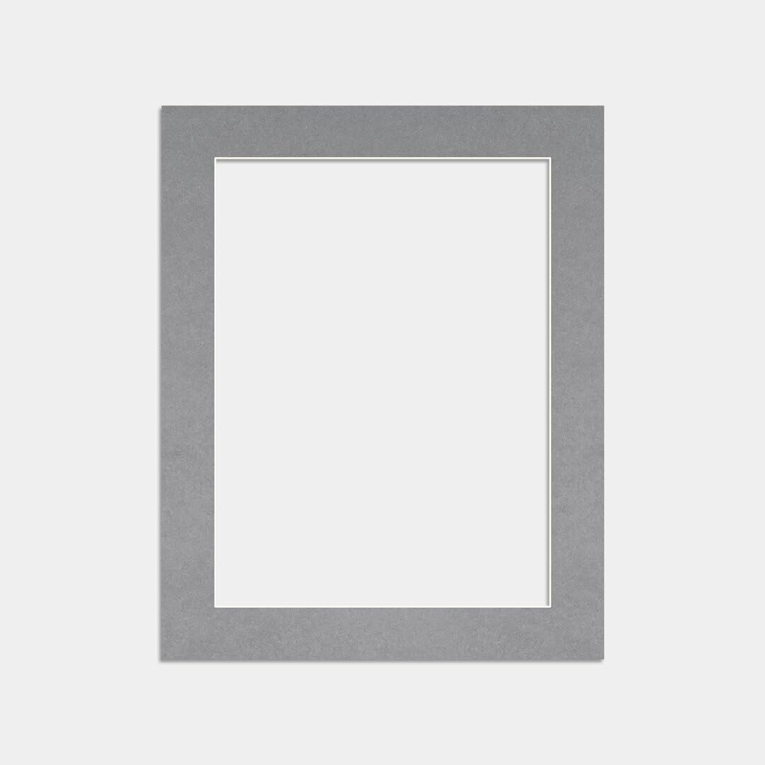 Procut Global 50.5x40.4 cm Mid Grey Picture Mount Board to Fit 39.2x29.2 cm Aperture Size - Photo Mount Card Ideal for Frames, Posters, Prints, Artwork & Certificates โ image 1