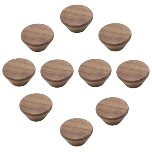 Boutons de porte en bois de noyer 40 mm pour rénover facilement vos placards