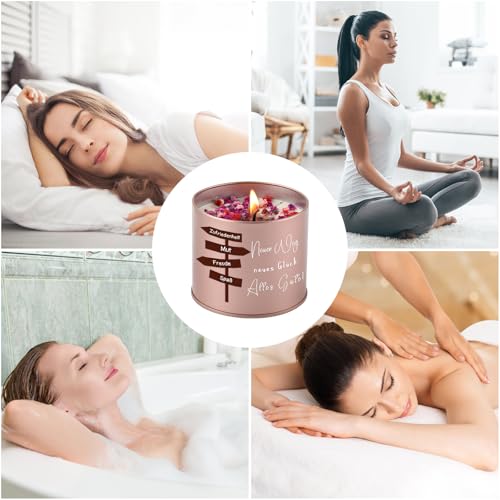 CadeauJoie Geschenke für Frauen, 9OZ Lavendel Kerzen Abschiedsgeschenk Kollegen, Beste Freundin Geschenke, Weihnacht Abschied Renteneintritt Geschenke für Kollegen Erzieherin Lehrerin
