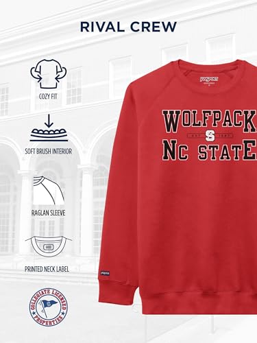 JanSport NCAA Officially Licensed Rival Crew Sweatshirt, Long Sleeve Graphic Pullover for Men & Women, Cotton-Polyester Blend Featuring Collegiate Design & Easy-On Style for Game Days, or Travel - image 5