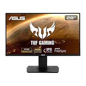 ASUS TUF Gaming VG289Q, 28 Inch4K (3840×2160) Gaming monitor, IPS, 90% DCI-P3, DP, HDMI, FreeSync, Low Blue Light…