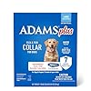Adams plus flea tick collar for dogs 7 month protection adjustable collar fits large dogs puppies kills repels fleas flea eggs flea larvae and ticks kills tick larvae and tick nymphs blue  urban country home decor