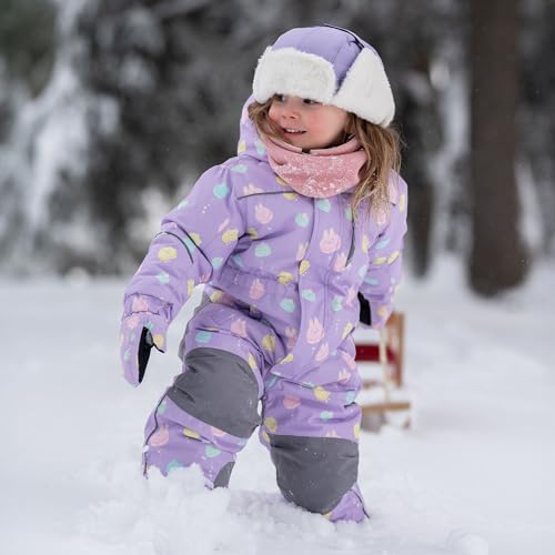 Image of JAN & JUL Waterproof Trapper Hat for Baby and Kids, Insulated Winter Hat with Faux Fur Lining