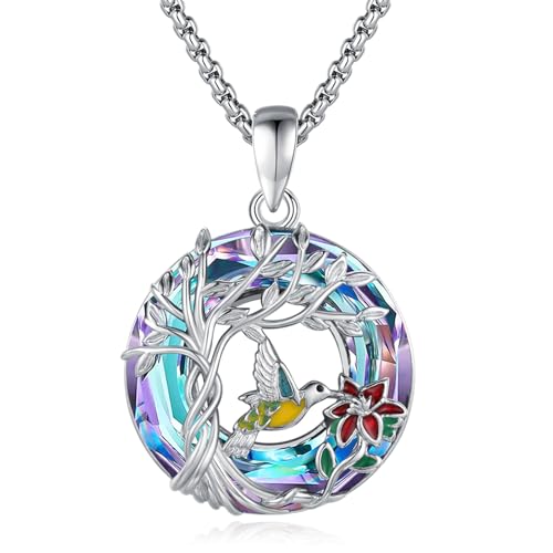 Collier colibri argent 925 Eusense | Votre bijou arbre de vie élégant au quotidien