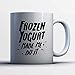 NA Frozen Yogurt Coffee Mug - Frozen Yogurt Made Me Do It - Divertente Tazza da tè in Ceramica Bianca da 11 Once - Simpatico Amante dello Yogurt congelato Presente con detti Frozen Yogurt ZJ0J9Y