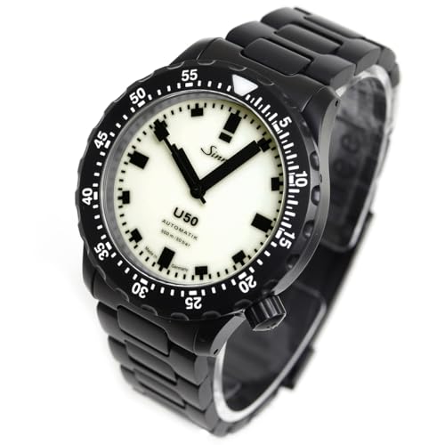 [ジン]Sinn U50.S.L 限定モデル 腕時計 メンズ Diving Watches ダイバーズウォッチ ステンレスバンド ドイツ製 [正規輸入品]