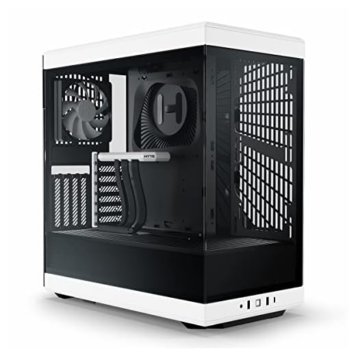 Hyte Y40 Mid Tower Case White/Black (ATX/M-ATX/M-ITX)