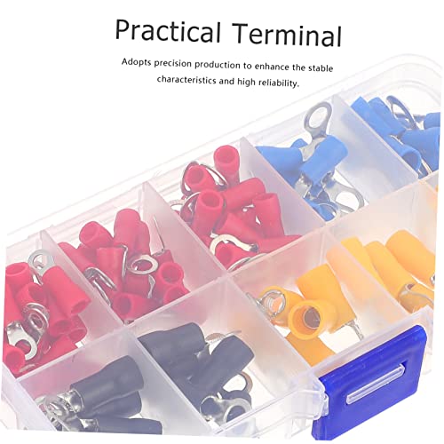 VILLCASE Kit De 306 Peças Emendas De Garfo De Emenda De Calor Terminais De Crimpagem Práticos Conect