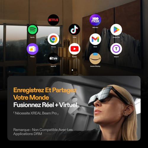 XREAL Eye, Mini Caméra Vidéo Couplage avec les Lunettes AR XREAL One Series, Caméra RGB 12MP, Caméra Intelligente pour Lunettes Vidéo Native 6DoF Spatial Anchor, Prise de Photos et de Vidéos Instanta – vue 3