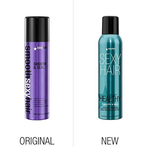 Sexyhair Healthy Smooth And Seal Shine And Anti-Frizz Spray, 6 Oz | Smooths Cuticle | Adds Shine And Reduces Frizz | All Hair Types #TOP3