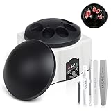 SAVILAND Advanced Nail Soaking Bowl: Gel Nail Polish Remover Machine Nail Steamer Remover Gel Polish Removal Electric Acrylic Nail Remover Soak off Bowl Gel Polish Remover with Cuticle Oil Salon Home