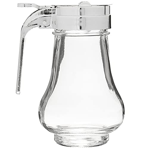 1 Syrup Dispenser 8Oz (240Ml)|Glass Bottle No-Drip Pourers For Maple Syrup, Honey|Pancake Syrup Dispenser By Back Of House #TOP1