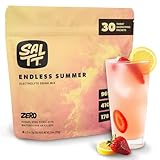Keto Chow SALTT Electrolytes Powder Packets, Endless Summer (30 Hydration Packets) - Magnesium, Potassium, Sodium, Trace Minerals - Vegan, Sugar Free, Gluten Free - Travel Essentials - Made in USA