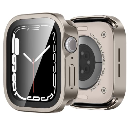 Carcasa Apple Watch 44mm de titanio con protección 360 y borde recto ultra delgado