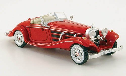 Preisvergleich Produktbild Mercedes 540K Roadster, rot, 1936, Modellauto, Fertigmodell, MCW-SC04 1:43
