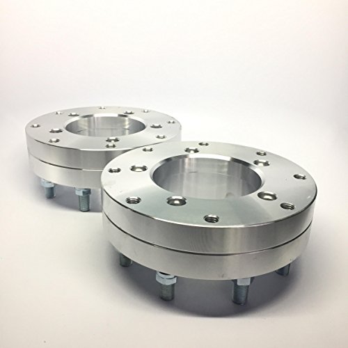 Customadeonly 2 Pieces 2" 50Mm Conversion Hub Centric Conversion Wheel Rim Adapters Spacers With Lip (Change Bolt Pattern) 5X5.5 5X139.7 To 8X170 Center Bore 108 To 125Mm 14Mm X 1.5 Studs #TOP3
