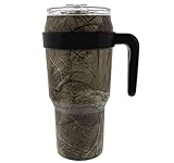 REDUCE COLD-1 Outdoor Extra Large Vacuum Insulated Thermal Mug with Slender Base, 3-in-1 Lid and Ergonomic Handle, 40oz - Tasteless and Odorless- Realtree Camo - Great for Home and Travel