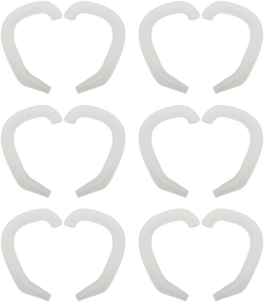Artibetter 6 Pairs Baby Ear Aesthetic Corrector Silicone Auricle Correction Patch for Babies with a Pair Ear Supports White