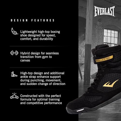 Everlast Elite V2 Boxing Shoes: Your Ultimate Training Companion for Excellence and Durability Boxing Shoes, Elite 2 Shoes, Training Footwear4