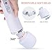 MASANIU Vibrating Massager with 10 Pulse Settings Strong Vibration for Women,Personal Total Body Therapy Massager (White)