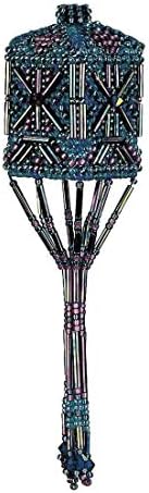 Wisteria Beaded Tassel Mill Hill Cross Stitch Charmed Ornament Kit image 3