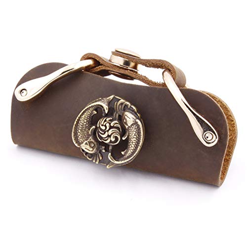 Preisvergleich Produktbild Serious Lamp Schlüsselhalter Key Organizer / Echtleder-Schlüsselanhänger / Smart Key Holder Pocket, funktionell und praktisch (hält 10-15 Mehrfachschlüssel)