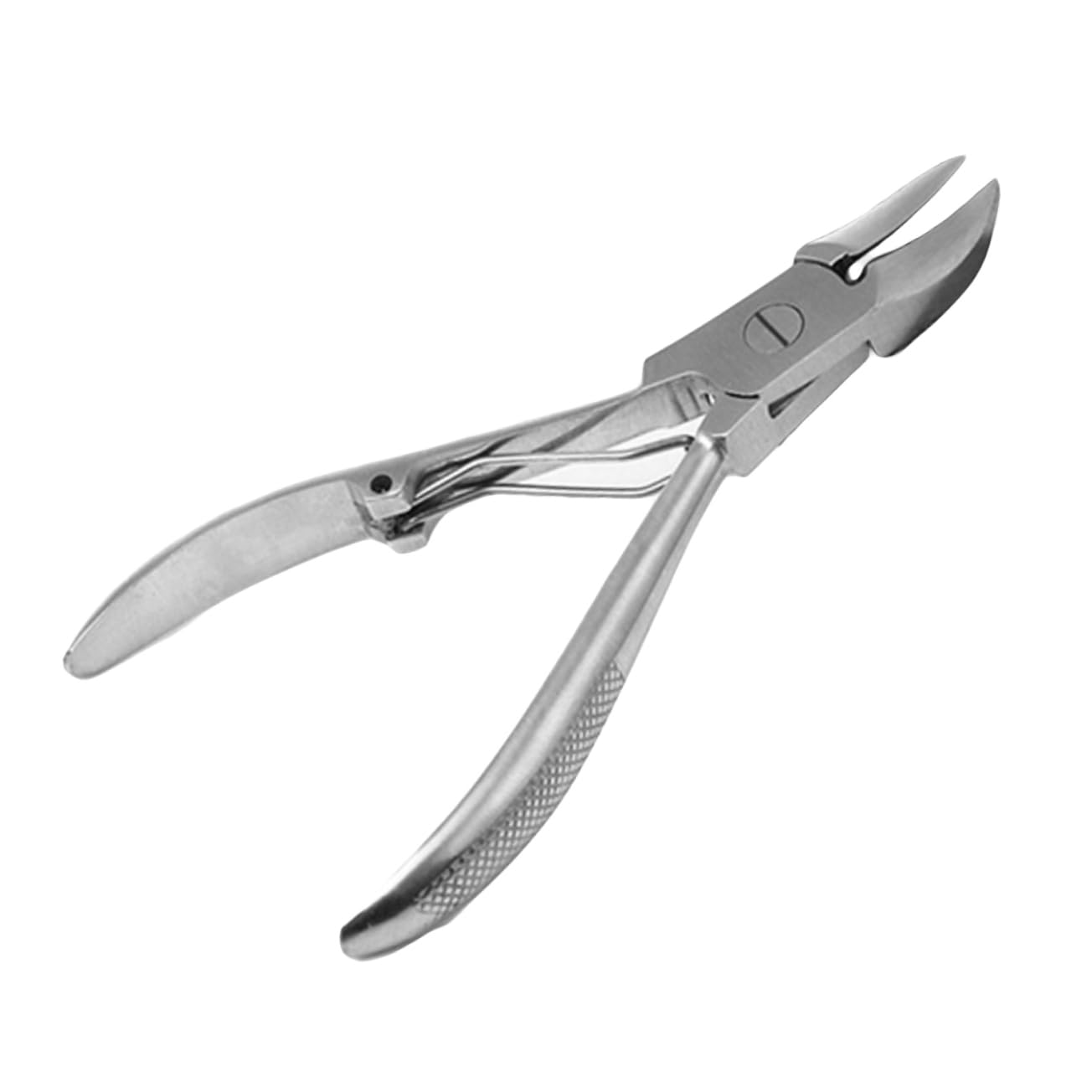 FOMIYES Stainless Steel Nail Cuticle Pushers Cuticle Nippers Kit 2-in-1 Nail Clippers for Easy Manicure