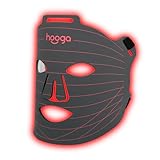 hooga Red Light Therapy LED Mask, Tri Chip LEDs, 630nm and 660nm Red, 850nm Near Infrared, Adjustable, Comfortable, USB Type-C Rechargeable for Wellness and Anti-Aging