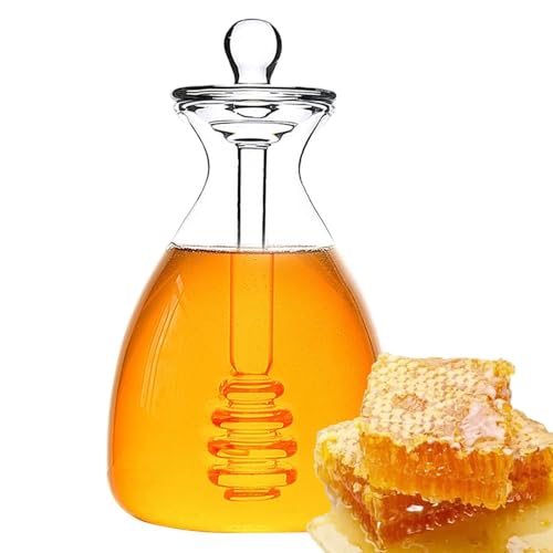 Barattoli di miele in , contenitori per miele facili da pulire da 17 once con a doppio uso, vaso di miele di alveare in per casa, pasticceria da cucina, negozio di dolci,