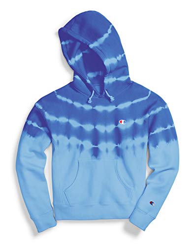 Champion LIFE Women's Streak Dye Cropped Tee, Active Blue/surf The Web, M