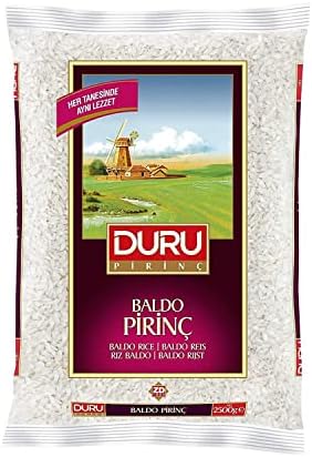 Duru Baldo Rice 88.2oz (2500 g), 100% Natural and Certificated, Non-GMO, Great for Vegan Recipes, Gluten Free
