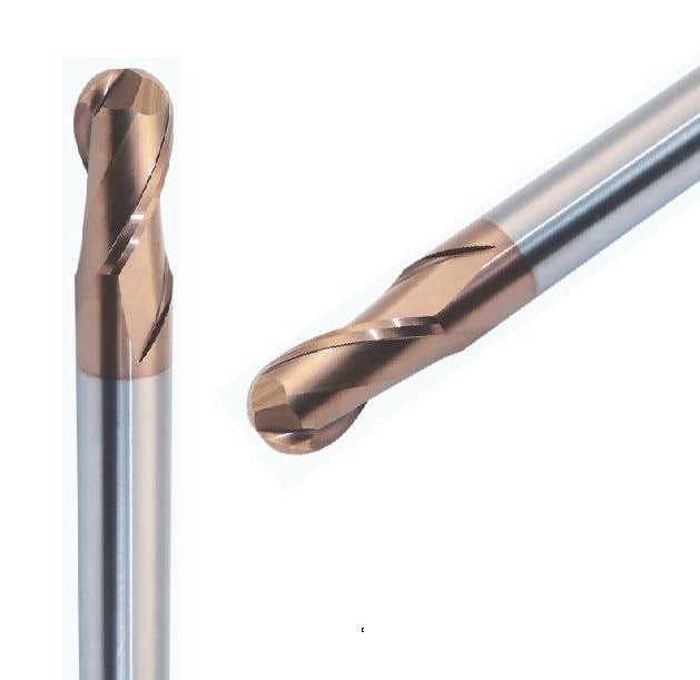 VHM Radiusfräser Z2 TiSiN beschichtet (Ø10 / R=5 mm)