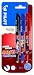 Produktbild Pilot x NARUTO Frixion Ball radierbare Stifte  Limited Edition Naruto Shipudden  Nachfüllbare Tintenroller  Schwarz, Blau, Rot, Medium  3 Stück