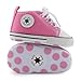 Meckior Baby Girls Boys Canvas Sneakers Soft Sole High-Top Ankle Infant First Walkers Crib Shoes