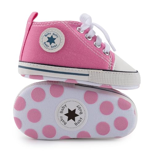Save Beautiful Toddler Baby Girls Boys Shoes Infant, Pink2, Size 0-6 Months