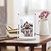 7-inch Digital Picture Frame,Acrylic Video Frame with Auto Rotate Playback, 2GB Internal Memory and 1500mAh Battery, Supports 1024 * 600 Resolution, Ideal Desktop Decorations