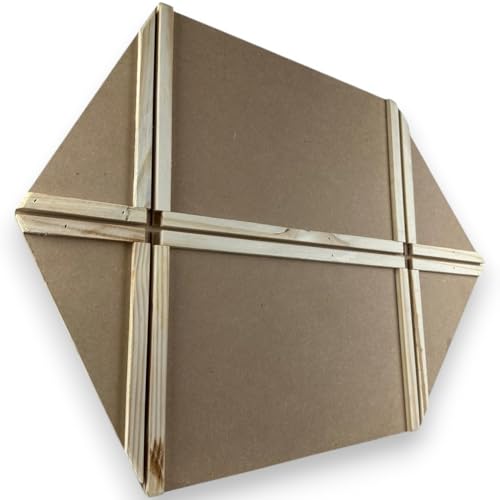 Gabarito Fixo MDF De Armação Para Pipa Lata 60cm Bico G