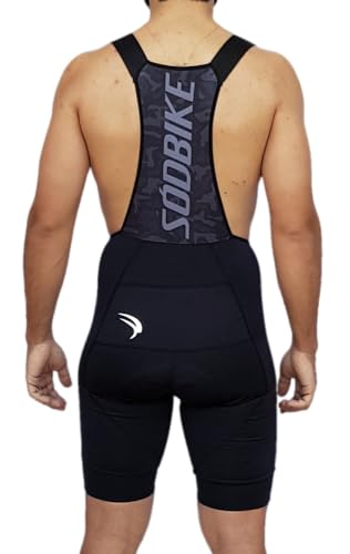 BRETELLE CICLISMO ELITE MASCULINO SÓDBIKE PRETO (XGG)