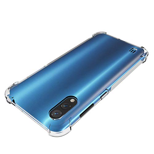 Image of COVERBLACK Silicone Back Cover for Samsung Galaxy A01 / Samsung Galaxy M01 - Transparent
