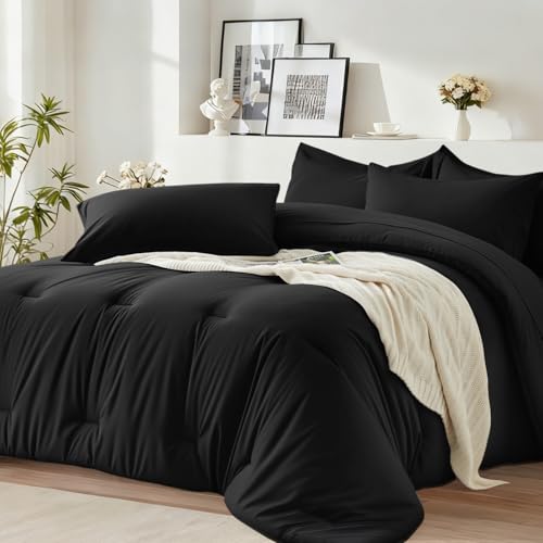Easthome King Comforter Set 7 Pieces - Ultra-Soft Bed in